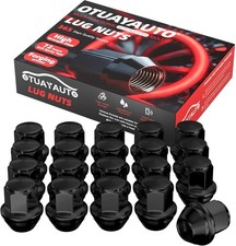 20PCS Black OEM Factory Style, M12x1.5 Lug Nuts, 19mm Hex picture
