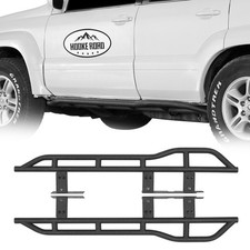 Fit 2003-2009 Lexus GX470 Pair Steel Tubular Slider Rocker Guards w/ Kick-Out picture