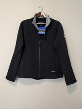 Patagonia Guide Jacket Mens Large Black Softshell Zip Front Jagermeister Logo picture