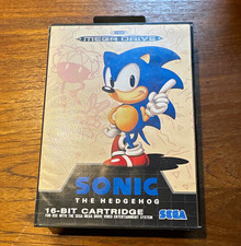 SEGA Sonic the Hedgehog for Sega Mega Drive PAL 1991 w/ Case & Manual picture