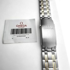 Watch Band  For Omega Seamaster 300M Diver STZ010108 Two Tone 316L Steel 20mm picture