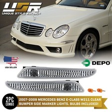 Euro Clear Bumper Side Marker Lights For 2007-2009 Mercedes Benz W211 E Class picture