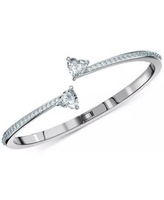 Swarovski Mesmera Bangle Heart White Rhodium Plated Bracelet 5535354 Size Small picture