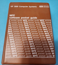 Vtg 1981 Hewlett Packard HP 3000 Computer Systems MPE Software Pocket Guide picture