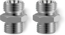 2pcs M16 to M16 Carbon Stee Fittings Adapters for Mini Excavator Adapting, Reduc picture