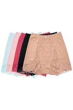 Rhonda Shear Women's 5pck Pin-Up Panty with Lace Detail Sienna/Pink picture