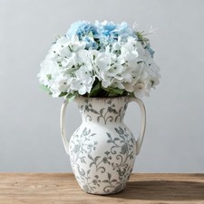 Emotionally Grounded Vase, Vaseking Large Ceramic Rustic Vase with 2 Handles,... picture