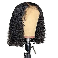 14in Women Afro Curly Kinky Full Wig Short Curly Hair Wig Brazilian Fancy picture