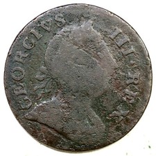 1771 2-71A Machins Mills Colonial Copper Coin picture