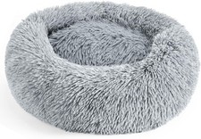 28in Large Dog Bed, Medium Size Dog and Cats, Calming Donut Bed for Puppy and picture