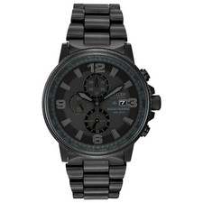 Citizen Eco-Drive Nighthawk Men's Chronograph Multi Dial Watch 42mm CA0295-58E picture