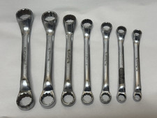 USA Snap-On 7 pc Short SAE Double Box End Wrench Set 5/16 to 13/16