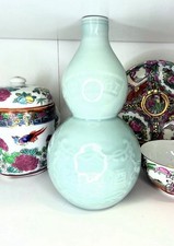 Celadon Double Gourd Vase Chinese Porcelain picture