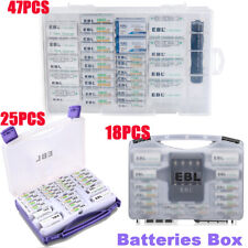 Lot Rechargeable Batteries Combo Box: 9V / AA AAA Size / Charger / C D Converter picture