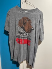 Vintage McGruff The Crime Dog T-Shirt Mens Size L Gray picture