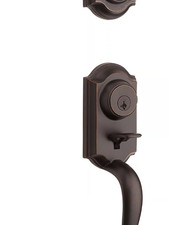 Montara Single Cylinder Door Handset with Juno Entry Door Knob - Venetian Bronze picture