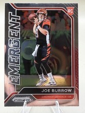 2020 Panini Prizm Joe Burrow #1 Emergent Rookie Insert RC Bengals NM picture