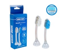 Emmi-dent - set of  2 adult size bristle-head attachments (2-pin connection) picture