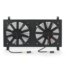 Mishimoto Aluminum Fan Shroud Kit  Compatible With   Acura RSX 2002-2006, Black picture