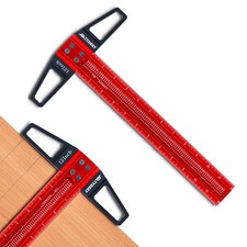 TYDEEY Woodworking T Square Ruler 12, 24, 31. 39 inch, Aluminum Scriber Tool picture