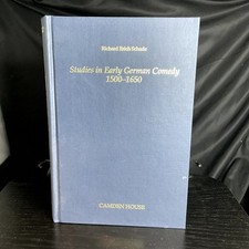 Studies in Early German Comedy 1500-1650 Schade 1st Edition 1988 German Lit picture