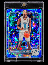 CALEB WILSON BLUE DIAMOND ROOKIE REFRACTOR HOLO ATOMIC ICE SP Prizm UNC RARE picture