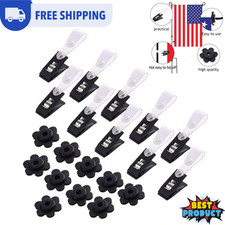 Garden Flag Clip Rubber Stopper Anti Wind Clip For Flag Pole Anley Accessories picture