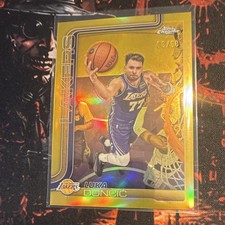 Topps 2026 Chrome Luka Dončić #2 LA Lakers Serial Numbered /50 True Gold picture