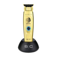 StyleCraft PRO Saber Metal Cordless Trimmer w/ Brushless Motor Gold SC405G - NEW picture