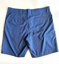 Callaway Active Waist Men’s Blue Golf Shorts 36W Flat Front Stretch Pockets picture