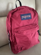 JanSport T501 Superbreak School Backpack Viking Red NWT picture
