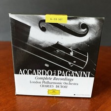 Accardo Plays Paganini 6 CD Box Set Complete Recordings London Philharmonic Orch picture
