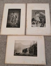 Lot 3 Photogravure print 1887 Debbie & Co Edwin Forrest Gladiator Barrett picture