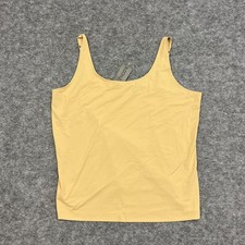 Chicos Camisole Womens XL Yellow Microfiber Cool Cami Adjustable Strap Tank picture
