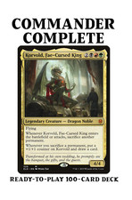 Korvold, Fae-Cursed King SACRIFICE AND TREASURE Magic MTG Custom Commander Deck picture
