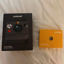 Polaroid NOW instant camera (gen 3) with polaroid camera strap picture