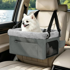 JOEJOY Deluxe Dog Booster Seat with Sturdy Metal Frame and Safety Leash for Smal picture