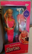 Barbie Twirly Curls Doll with Hair Twirly Curler #5579 NEW Sealed 1982 Mattel  picture