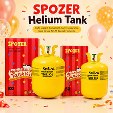 Spozer 13L & 22L Helium Tank Pump Kit, Up to 50, 100 Balloons for Party Supplies picture