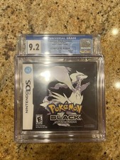 Pokemon Black Version Nintendo DS Sealed CGC Graded 9.2 mint case sub grades picture