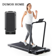DUMOS HOME 3 in 1 Portable Walking Treadmill with Handle&Remote for Home&Office picture