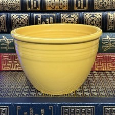 Vintage Fiesta #2 Yellow Mixing Bowl Inside Rings Wet Foot 1936-38 Fiestaware picture