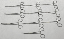 10x AESCULAP BH443R Hemostatic Rochester- Pean Curved Forceps Serrated 6-1/4