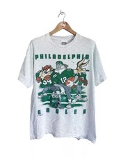 90s Rare Philadelphia Eagles NFL basic style Classic T shirt S-5XL HN1195 picture