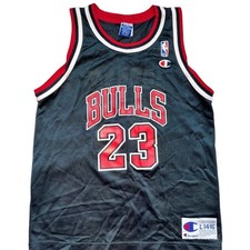 Vintage  1990's Champion Michael Jordan 23 Youth XL Chicago Bulls Jersey NBA picture