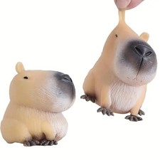 3pcs Cute Capybara Squeezing Toy Soft Relax Animal Fidget for Adults Fun Toys picture