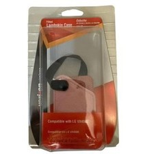 Pink Lambskin Phone Case for LG VX4500 - Verizon Wireless picture