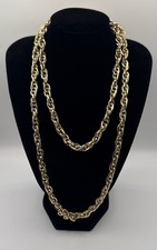 Vintage Sarah Coventry Necklace Gold Tone Link 18 Inches picture