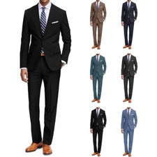 Men's Two Piece Classic Regular Fit Suits picture