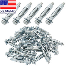 30 Pcs M4 X 32Mm Bolt, Hollow Drive Wall Anchor Screw | Heavy Duty Zinc Plated S picture